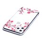 Blumen Rosa Zweige Natur Fall Fall TPU iPhone 11 Pro Max-Transparent