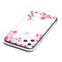 Blumen Rosa Zweige Natur Fall TPU iPhone 11 Pro - Transparent