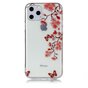 Blumenbl&uuml;te Schmetterlinge Rote Natur Fall Fall TPU iPhone 11 Pro - Transparent