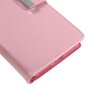 Mercury Goospery Leder iPhone 7 Plus 8 Plus Brieftasche Fall 7 Karten - Pink