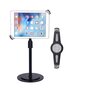 Tablet Stand Aluminium Geh&auml;use Schreibtisch 360 Grad drehbar - Schwarz Samsung Apple