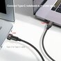 Baseus USB-Stecker auf USB Typ C-Buchse 2.4A Mini-Adapter - Schwarz