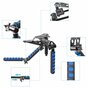 Faltbare Kamera RIG Stabilisator DSLR Kamera Aluminium Schulterstativ - Schwarz Blau