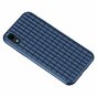 iPaky Waffel Schutz TPU H&uuml;lle iPhone XR H&uuml;lle - Blau