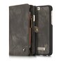 Caseme Split Leder iPhone 6 Plus 6s Plus Brieftasche B&uuml;cherregal Brieftasche Etui - Grau