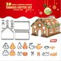 Cookie House 18-teiliges Ausstecher-Set - Weihnachtsgeschenk f&uuml;r Sinterklaas-Schuhe
