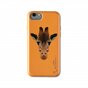 Wilma leuchtet im Dunkeln Savanne Giraffe Fall iPhone 6 6s 7 8 SE 2020 SE 2022 - Orange