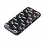 Wilma leuchtet im Dunkeln Leopardenh&uuml;lle Panther Nacht iPhone 6 6s 7 8 SE 2020 SE 2022 - Schwarz
