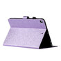 Shiny Flash Glitter Case Cover aus PU-Leder f&uuml;r iPad 10,2 Zoll - Lila
