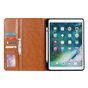 Brieftasche Brieftasche H&uuml;lle mit Stifthalter Kunstleder f&uuml;r iPad 10,2 Zoll - Braun