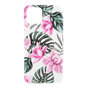 Fall Fall Blumen Bl&auml;tter Blumen Natur TPU Flexible Stossd&auml;mpfung f&uuml;r iPhone 11 - Pink