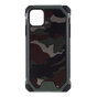 Camouflage Army Hybrid Leder TPU Polycarbonat iPhone 11 Pro Max H&uuml;llenetui - Gr&uuml;n