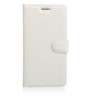 Cover Case Wallet Wallet mit Standard Kunstleder Lychee Textur f&uuml;r iPhone 7 Plus 8 Plus - Weiss