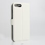 Cover Case Wallet Wallet mit Standard Kunstleder Lychee Textur f&uuml;r iPhone 7 Plus 8 Plus - Weiss