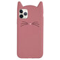 K&auml;tzchen iPhone 11 Pro Silikonh&uuml;lle 3D - Pink Protection