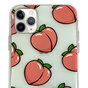 Pfirsiche iPhone 11 Pro Max TPU H&uuml;lle - Transparent Pink Flexibel