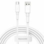 Baseus USB-A-zu-USB-Typ-C-Kabel - Synchronize Charging White