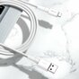 Baseus USB-A zu Micro USB Kabel - Aufladen Synchronizing White 1 Meter