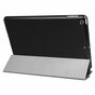 Just in Case Dreifach gefaltete Abdeckung mit Schlaf- und Wachfunktion iPad 9.7 2017 2018 - Schwarz