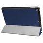 Just in Case Tri-Fold Cover mit Sleep- und Wake-Funktion Kompatibel mit iPad 9.7 2017 2018 - Dunkelblau