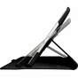 Just in Case Leder um 360 Grad drehbar Kompatibel mit iPad 9,7 Zoll 2017 2018 Cover Case - Schwarz
