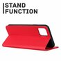 Just in Case Leder Brieftasche Brieftasche iPhone 11 Pro Cover - Rote Karten Rechnungen