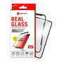 Displex Real Glass 3D Glasschutz iPhone 11 XR - Black Edge geh&auml;rtetes Glas