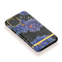 Richmond &amp; Finch Blooming Peonies robuste Plastikh&uuml;lle f&uuml;r iPhone 11 - blau / lila mit schwarz
