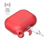 CaseProof wasserfeste H&uuml;lle Kompatibel mit AirPods Pro - Rot 1 Meter