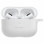 Spigen Silikonh&uuml;lle Kompatibel mit AirPods Pro - Weisser Karabiner
