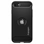 Spigen Rugged Armor Air Cushion Technology H&uuml;lle Kompatibel mit iPhone 7, 8 und iPhone SE 2020 SE 2022 - Schwarz