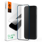 Spigen FC Schwarz HD Glasschutz iPhone 12 und 12 Pro - Schutz Black Edge