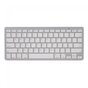 Weisse Bluetooth-Tastatur drahtlose QWERTZ-Tastatur