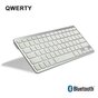 Weisse Bluetooth-Tastatur drahtlose QWERTZ-Tastatur