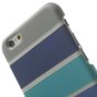 Im Dunkeln leuchtende iPhone 6 / 6s H&uuml;lle - Blaugrau gestreifte H&uuml;lle