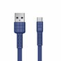 Remax Armor Flaches USB-A-auf-USB-C-Kabel-Ladeger&auml;t Schnellladekabel - Blau
