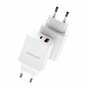 Dux Ducis Ladeger&auml;t USB-A und USB-C Adapter 20W PD 20W Netzteil QC 18W - Weiss