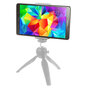 Universal Smartphone Klemme Selfie Stick Stativ Handyhalter Tablet St&auml;nder - Silber