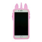 Unicorn Pop Fidget Bubble Silikon Einhorn H&uuml;lle f&uuml;r iPhone 7 Plus und iPhone 8 Plus - Pink
