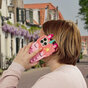 Unicorn Pop Fidget Bubble Silikon Einhorn H&uuml;lle f&uuml;r iPhone X und iPhone XS - Pink