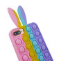 Bunny Pop Fidget Bubble Silikonh&uuml;lle f&uuml;r iPhone 7 Plus und iPhone 8 Plus - Bunt