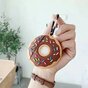 Donut Silikon-Donut-Dekorationsh&uuml;lle f&uuml;r AirPods 1 und 2 - Braun