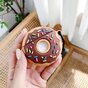 Donut Silikon-Donut-Dekorationsh&uuml;lle f&uuml;r AirPods 1 und 2 - Braun