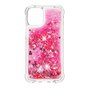 Glitzer TPU H&uuml;lle f&uuml;r iPhone 13 Pro Max - Transparent und Pink