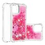 Glitzer TPU H&uuml;lle f&uuml;r iPhone 13 Pro Max - Transparent und Pink