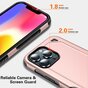 Pro Armor TPU mit robuster H&uuml;lle f&uuml;r iPhone 13 - Ros&eacute;gold