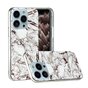 Marble TPU Marble Stone H&uuml;lle f&uuml;r iPhone 13 Pro Max - Weiss