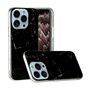 Marble TPU Marble Stone H&uuml;lle f&uuml;r iPhone 13 Pro - Schwarz