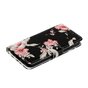 Wallet Bookcase Kunstleder Floral Case f&uuml;r iPhone 13 - Schwarz