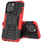 Stossfestes TPU mit stabiler H&uuml;lle f&uuml;r iPhone 13 Pro - rot und schwarz